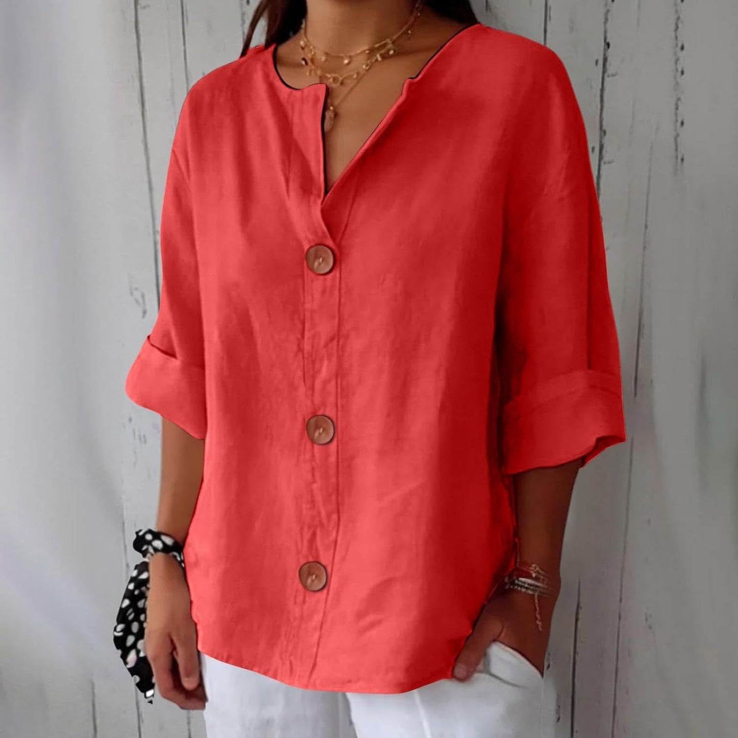 Clara | Blusa in lino casual